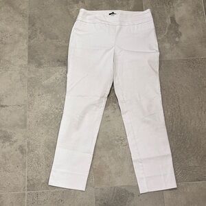 Renuar Women's Crisp White Straight Leg Pants